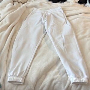 Fashion Nova Kids White Sweatpants